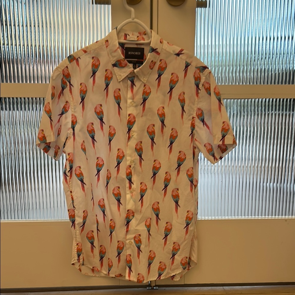 Bonobos White Casual Button Down Shirt